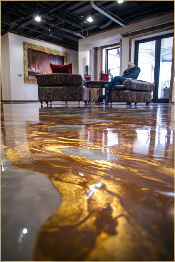 Seamless resin flooring installation by Epoxy LDN in London and the South East